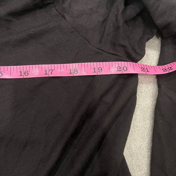 [S]Athleta Black Pranayama Restore Wrap Open Front Cardigan - Picture 6 of 8